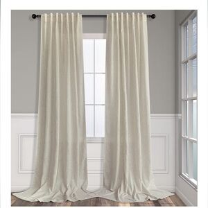 Set of 4 Linen Curtain Panels 52”x96”